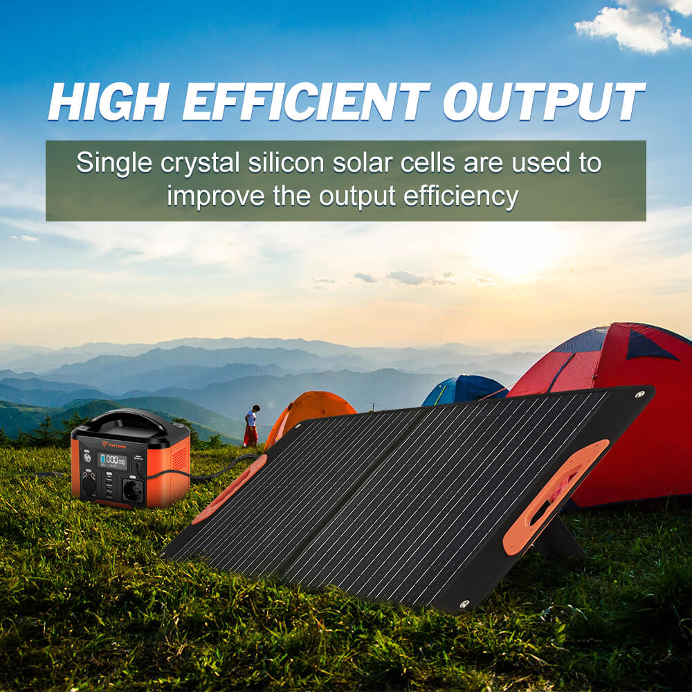 Using yosepower portable power stations and folding solar panels on the mountain