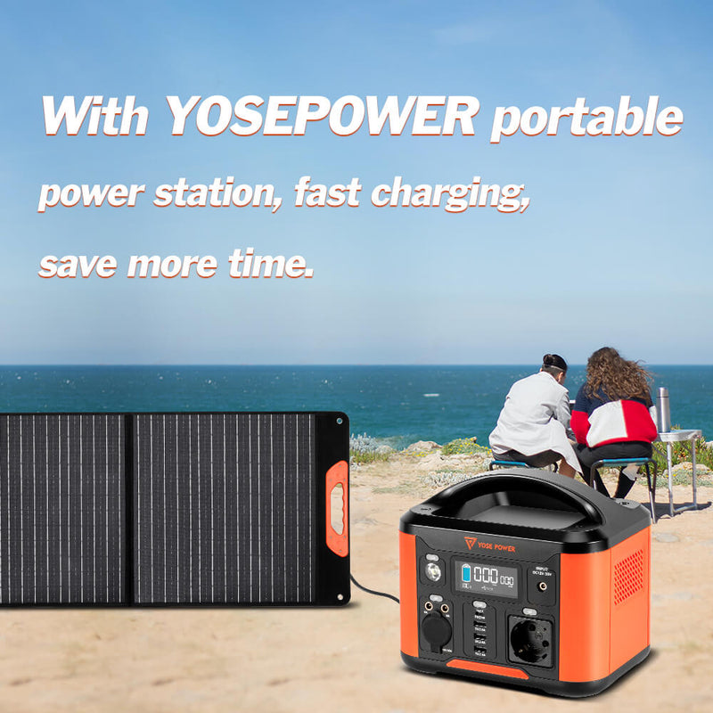 100W Foldable Solar Panel Solar Charger for Portable Power Station