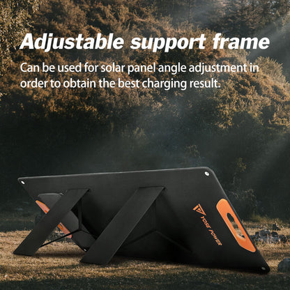 Foldable Solar Panel back adjustable support frame