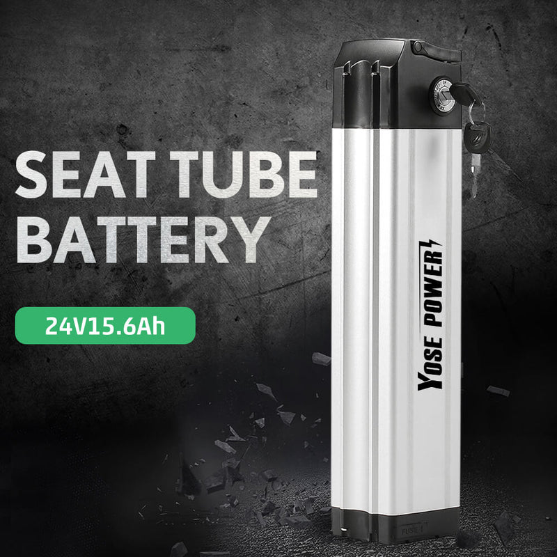 24V 15.6Ah Seat Tube Batterie Lithium-ion E-bike Batterie Vélo électrique pour Ruhrwerk et Tchibo