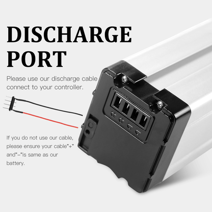 Battery discharge port