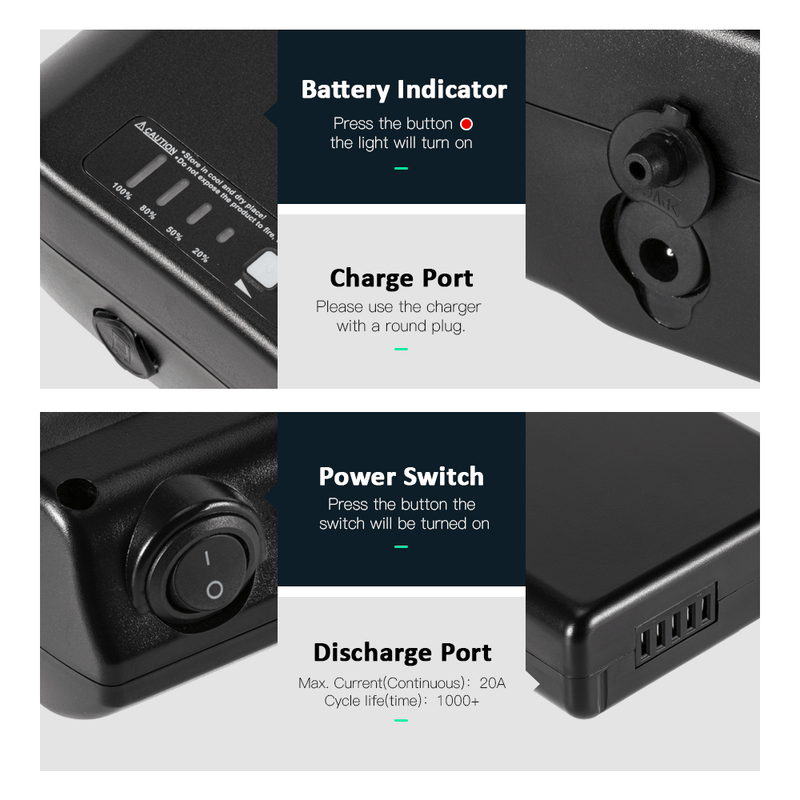 Lithium ion battery hot sale price for bike