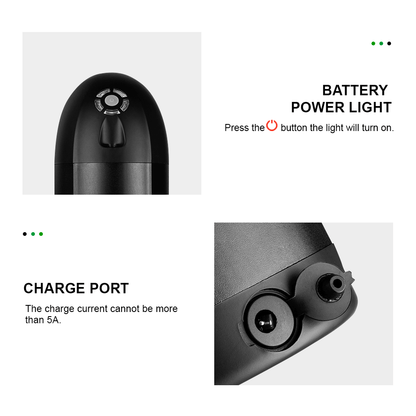 Bottle Battery level light and charge port