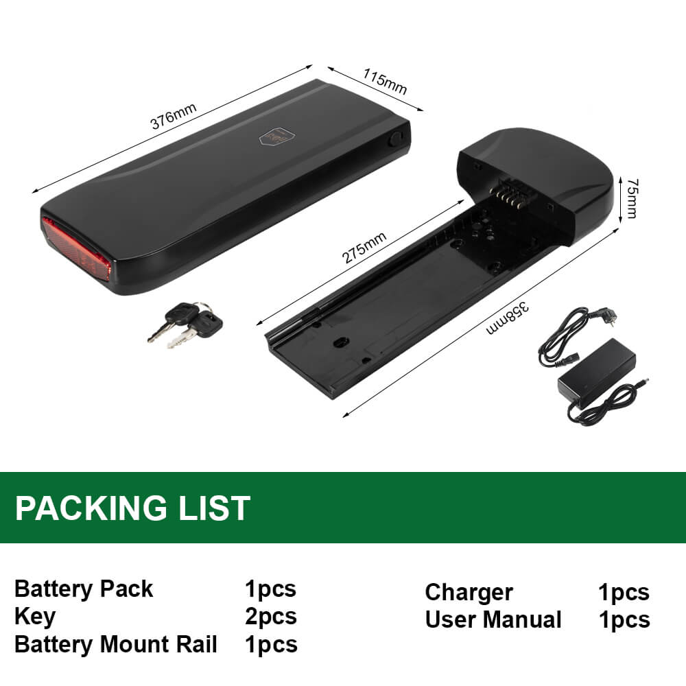 battery size date and packing list