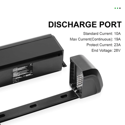 Battery discharge port