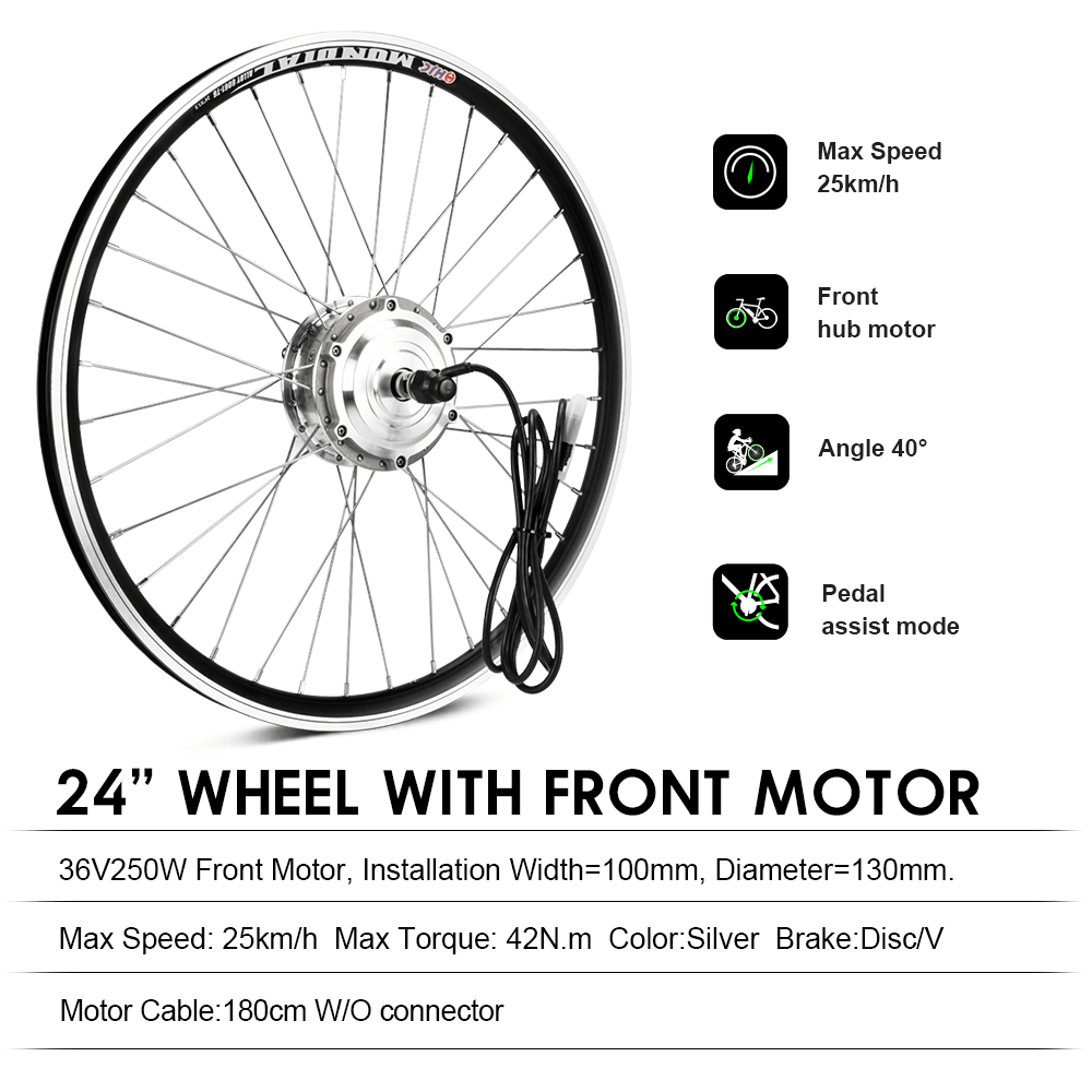 E-Bike Conversion Kit, motor parameters