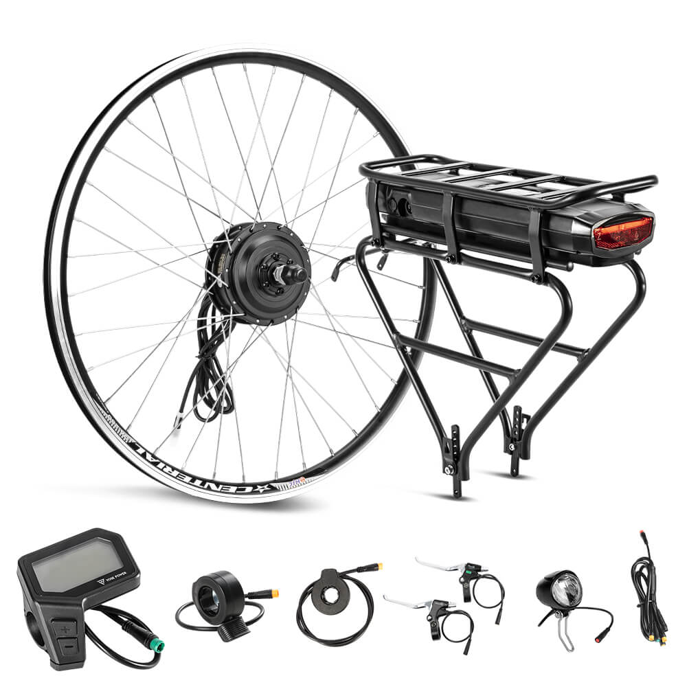 Accessories included in the E-Bike Conversion kit