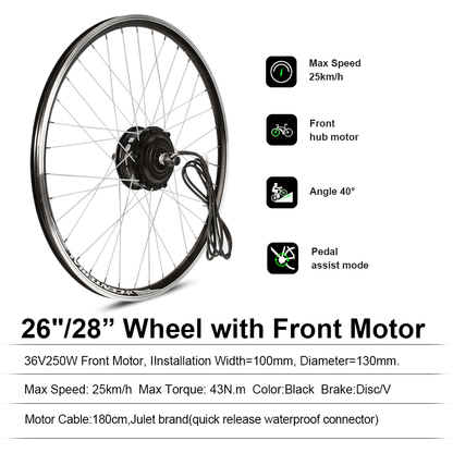 E-Bike Conversion Kit, motor parameters