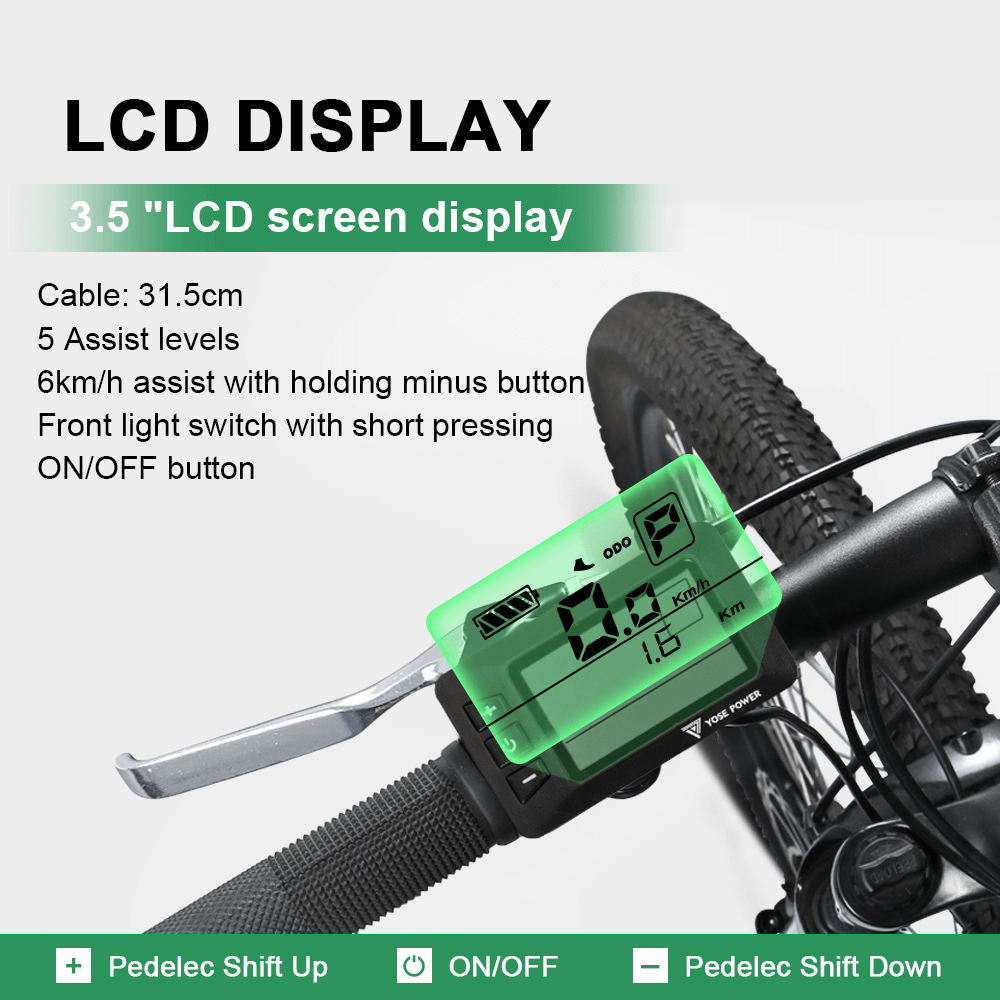 E-Bike Conversion Kit, LCD display