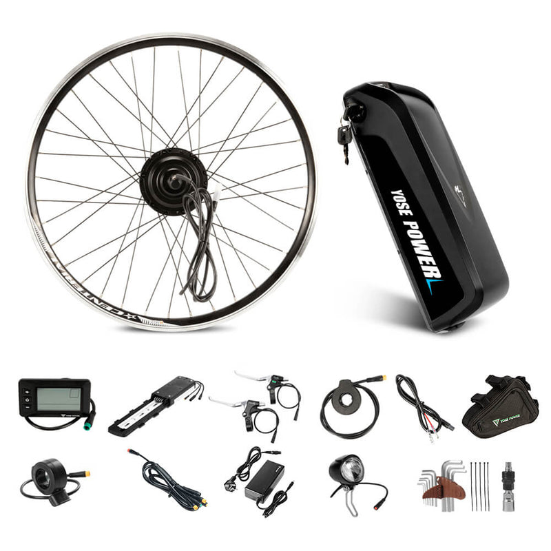 Accessories included in the E-Bike Conversion kit