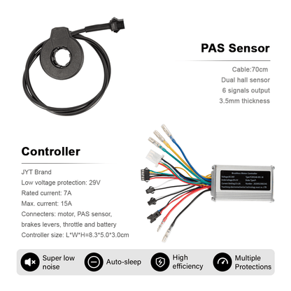 E-Bike Conversion Kit, pas sensor and controller intro