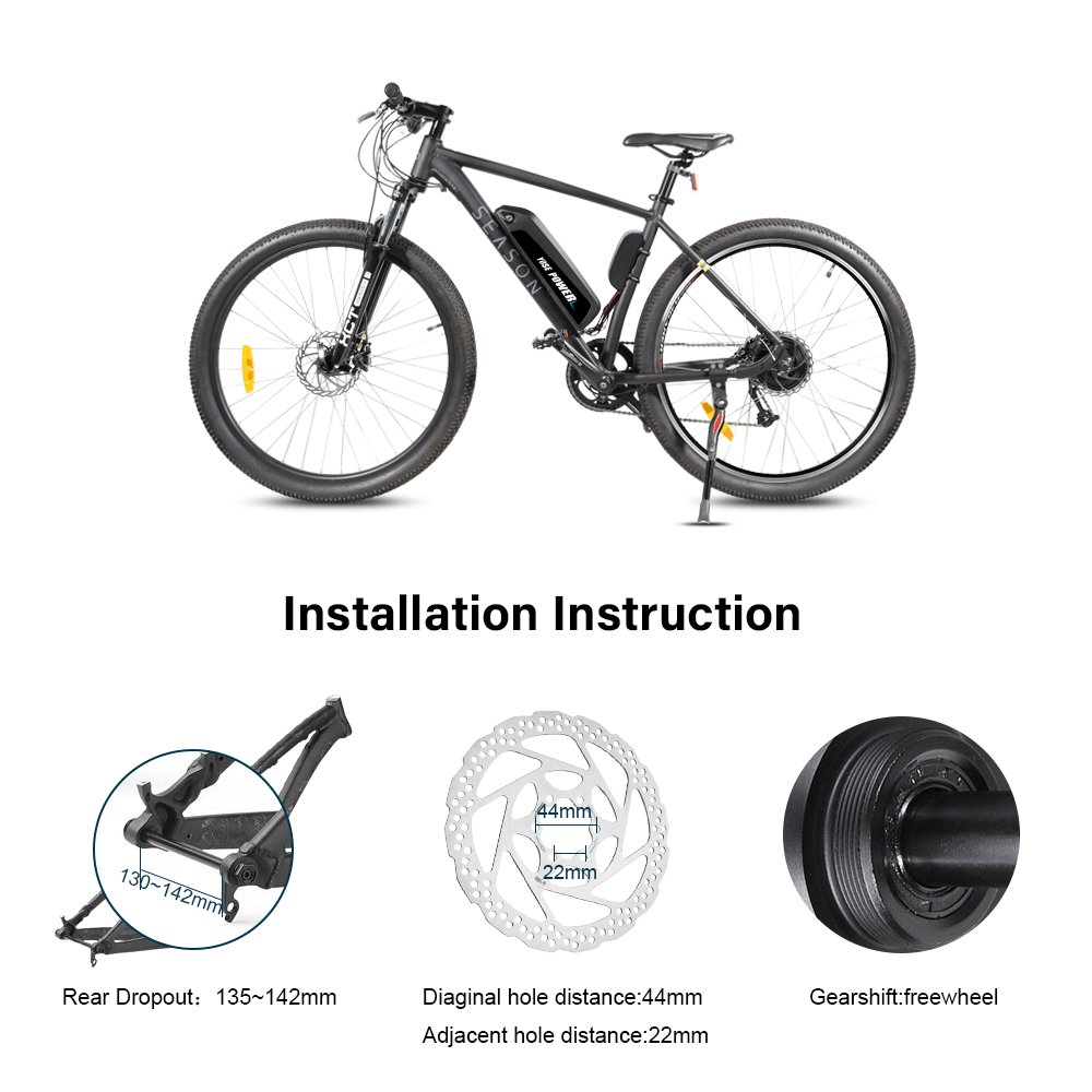 E-Bike Conversion Kit, installation instruction