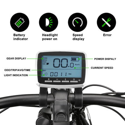 E-Bike Conversion Kit, LCD display dates