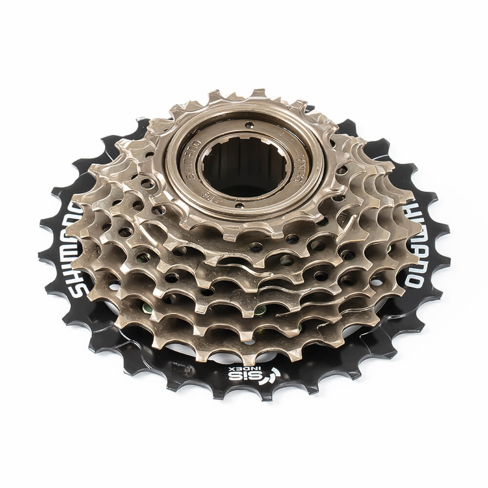 Shimano 7 Speed Freewheel side view