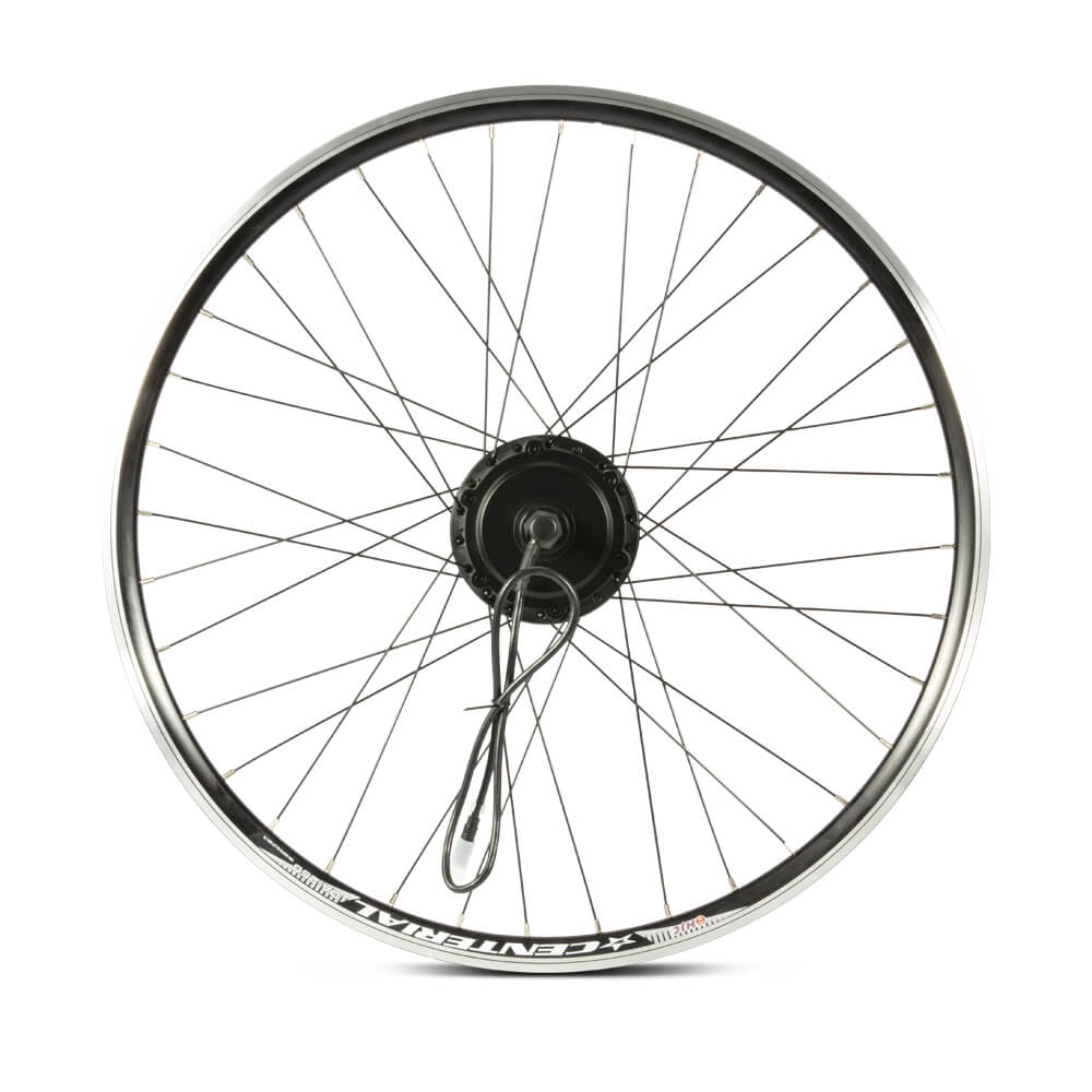 E-Bike Conversion Kit, Overall view of the wheel hub motor from the side